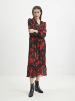 Red-black women's floral dress ORSAY - Ladies