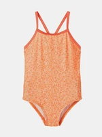 Orange Girls Patterned One Piece Swimwear name it Felisia - Unisex