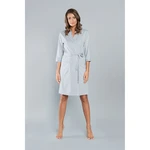 Montana bathrobe with 3/4 sleeves - melange