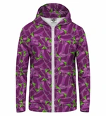 Mr. GUGU & Miss GO Unisex's Eggplant Zip Up Hoodie Hkz-U-Pc2260