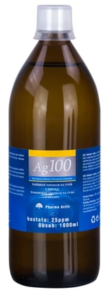 PHARMA ACTIV Koloidné striebro Ag100 25ppm 1000 ml