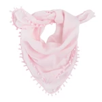 Dívčí šátek- světle růžový - ONE SIZE LIGHT PINK