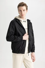 Defacto Fit Slim Fit Hooded Jacket Coat