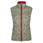 Women's insulated vest Kilpi NAI-W khaki