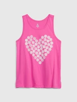 GAP Baby tank top organic heart - Girls