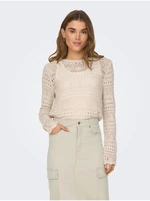 Beige women's sweater JDY Sun - Women