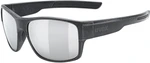 UVEX ESNLT Spirit Black Mat/Mirror Silver Lunettes vélo