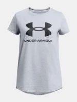 Under Armour UA G Sportstyle Logo SS Triko dětské Šedá