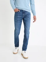 Celio Dow Powerflex Jeans Modrá