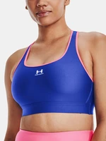 Under Armour HG Armour Mid Padless Sportovní podprsenka Modrá