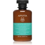 Apivita Oily Roots & Dry Ends Oily Roots & Dry Ends Shampoo šampón pre mastnú vlasovú pokožku a suché končeky 250 ml