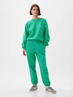 Green women's sweatpants GAP Boyfriend