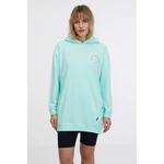 Women's turquoise elongated sweatshirt SAM 73 Lola