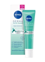 Nivea Derma Skin Clear noční exfoliator 40 ml