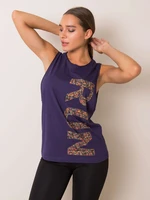 Purple sports top Runner FOR FITNESS