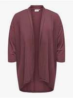 Burgundy women's cardigan ONLY CARMAKOMA New Carma