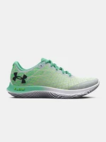 Under Armour UA FLOW Velociti Wind 2 White-and-Green Running Sneakers