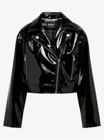 Black women's faux leather jacket ONLY Simone - Women