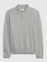 Light grey boys' sweater GAP