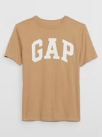 Light brown boys' T-shirt GAP