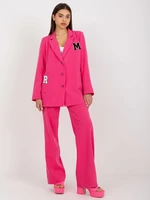 Dark pink leisure jacket