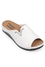 Capone Outfitters Mules - White - Flat