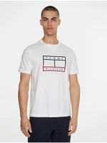 White Men's T-Shirt Tommy Hilfiger - Men