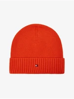 Orange Men's Ribbed Winter Hat Tommy Hilfiger - Men