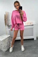 Complete blouse + shorts light pink