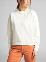 White Womens Sweatshirt Lee Crew - Women