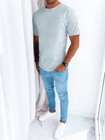 Men's basic light blue T-shirt Dstreet