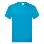 Blue Men's T-shirt Original Fruit of the Loom