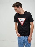 Black Men's T-Shirt Guess - Men