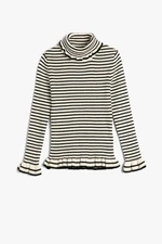 Koton Girls Black Striped Sweater