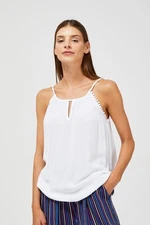 Women's top Moodo - white