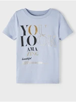 Grey girly T-shirt name it Toppa - Girls