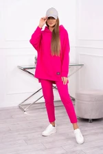 Fuchsia Sweatshirt Set