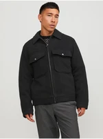 Black men's wool jacket jacket Jack & Jones Baxter - Men