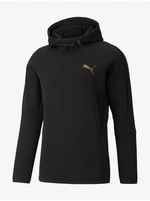 Puma Sweatshirt EVOSTRIPE Hoodie Black-Gold - Men