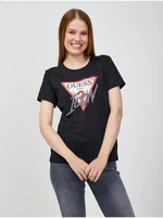 Black Women's T-Shirt Guess - Women