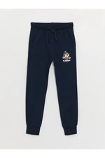 LC Waikiki Boys' Joggers Sweatpants with Nostalgic Monkey Print with Elastic Waist.