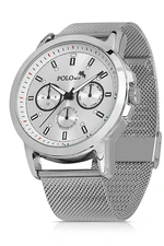 Polo Air Men's Wristwatch Silver Color