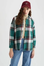 DEFACTO Flannel Long Sleeve Shirt