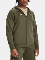 Under Armour Sweatshirt UA Rival Fleece FZ Hoodie-GRN - Mens