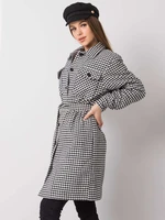 Dámsky kabát Fashionhunters Checkered