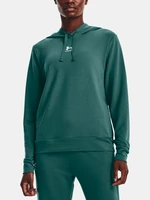 Mikina Under Armour Rival Terry Hoodie-GRN - Dámské