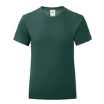 Iconic Fruit of the Loom Girls' Green T-shirt