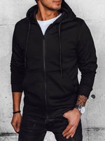 Men's Zip-Up Hoodie, Black Dstreet