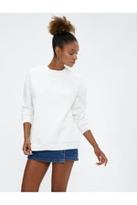 Koton Basic Sweatshirt Crew Neck Long Sleeve