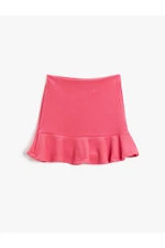 Koton Frilled Mini Skirt with Elastic Waist